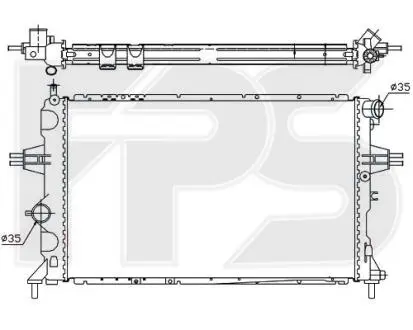 Радіатор охолодження FPS FP 52 A289