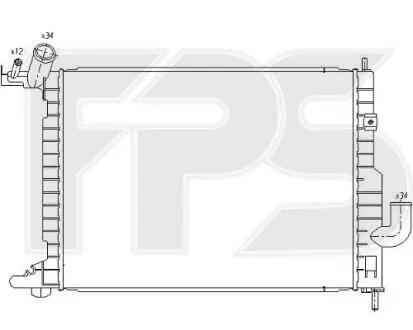Радиатор охлаждения FPS FP 52 A297