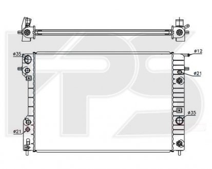 Радиатор охлаждения FPS FP 52 A319
