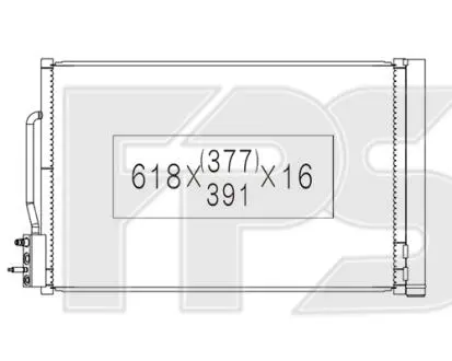 Конденсатор кондиционера FPS FP 52 K374