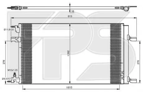 Конденсатор кондиціонера FPS FP 52 K432