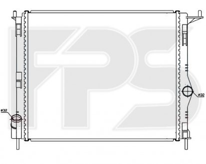 Радиатор охлаждения FPS FP 56 A141