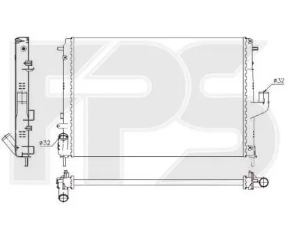 Радиатор охлаждения FPS FP 56 A145