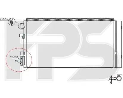 Конденсатор кондиционера FPS FP 56 K799