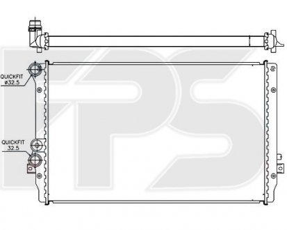 Радиатор охлаждения FPS FP 62 A474 (фото 1)
