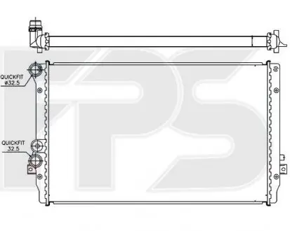 Радіатор охолодження FPS FP 62 A474