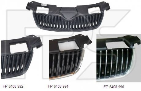Решетка радиатора пластиковая FPS FP 6408 990 (фото 1)
