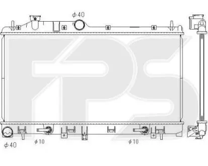 Радиатор охлаждения FPS FP 67 A1402