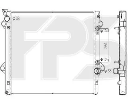 Радіатор охолодження FPS FP 70 A1316