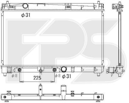Радиатор охлаждения FPS FP 70 A1327
