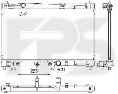 Радиатор охлаждения FPS FP 70 A1327