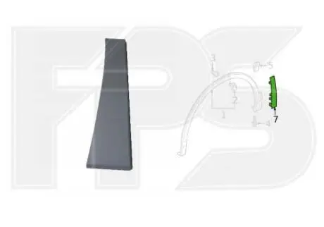 Полоска пластикова FPS FP 7445 343