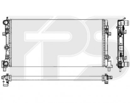 Радиатор охлаждения FPS FP 74 A854 (фото 1)