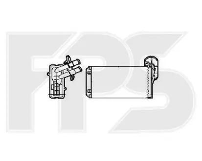 Радіатор пічки FPS FP 74 N92