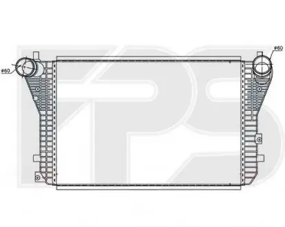 Радіатор наддуву FPS FP 74 T110