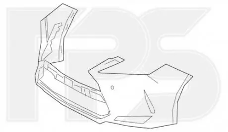 Бампер FPS FP 8178 904