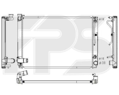 Радіатор охолодження FPS FP 81 A245
