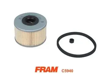 Фильтр топливный дизель, сменный элемент FRAM C5940