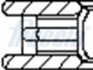 Кольца поршневые VW STD o̸67.1 1 cyl. FRECCIA FR10507900 (фото 3)
