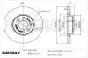 Диск тормозной FREMAX BD-3110 (фото 1)