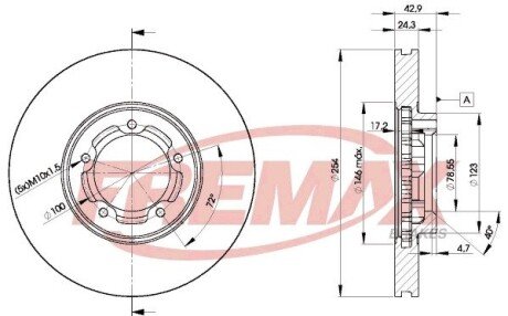 Диск тормозной FREMAX BD-5610