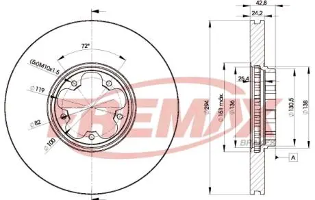 Диск тормозной FREMAX BD-5613