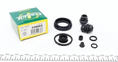 Ремкомплект суппорта (заднего)) Toyota Auris/Yaris 05- (d=38mm) (Tokico) FRENKIT 238063