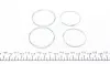 Ремкомплект супорта (переднього) MB E-class (W124) 93-98 (d=40/44mm) (Lucas) (+4 поршня) FRENKIT 240915 (фото 10)
