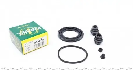 Ремкомплект супорта (переднього) Lexus RX/Toyota Previa 00-15 (d=63mm) (Akebono) FRENKIT 263005