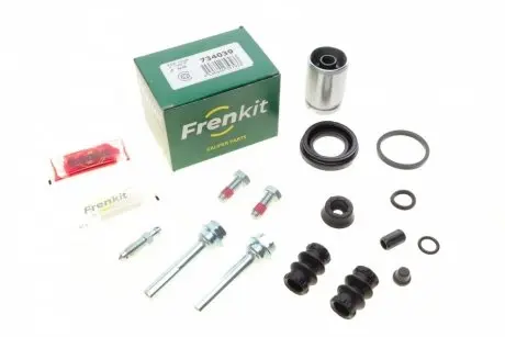 Ремкомплект суппорта (заднего) Renault Megane 01- (d=34mm) (TRW) (+поршень/направляющая) FRENKIT 734039