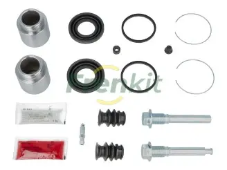 Ремкомплект суппорта (переднего) Mitsubishi Pajero 90-/Peugeot 4007 07-(d=43mm)(+2 поршня)(Akebono) FRENKIT 743015