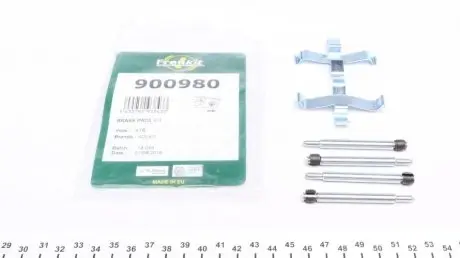 Планка суппорта (заднего) прижимная (к-кт) Volvo S70/V70 97-02 (Ate) FRENKIT 900980