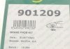 Планка суппорта (переднього) притискна (к-кт) Mazda 323 94-98/Kia Rio 00-05 (Sumitomo) FRENKIT 901209 (фото 6)