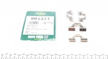 Планка супорта прижимної (к-кт) VW Golf IV 97-05 (Lucas) FRENKIT 901211