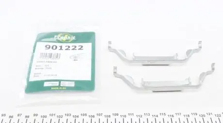 Планка суппорта (переднього) притискна (к-кт) BMW X5 (E53) 00- (Ate) FRENKIT 901222