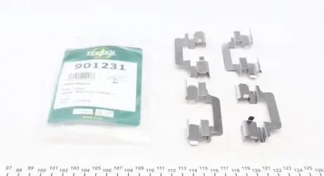 Планка суппорта (переднього) притискна (к-кт) Citroen Jumpy/Fiat Scudo/Peugeot Expert 96- (Lucas) FRENKIT 901231