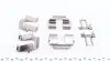 Планка суппорта (заднего) прижимная (к-кт) VW T4 90-03 (Lucas) (с датчиком расхода колодок)) FRENKIT 901233 (фото 2)