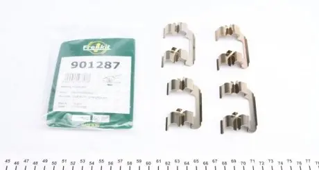 Планка супорта (переднього) прижимна (к-кт) Chevrolet Lacetti/Aveo 1.2-2.0D 05- (Akeb/Dac) FRENKIT 901287