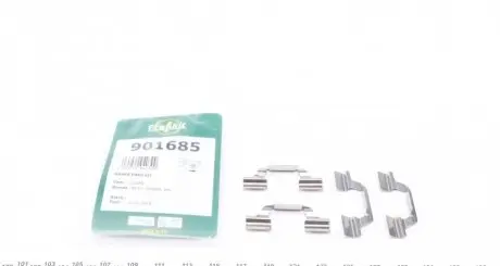 Планка суппорта (заднего) прижимная (к-кт) VW Golf IV 97-05 (Lucas) FRENKIT 901685