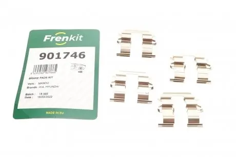 Планка суппорта (заднего) прижимная (к-кт) Hyundai i10/Kia Picanto 04-17 FRENKIT 901746