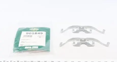 Планка суппорта (переднього) притискна (к-кт) Peugeot 407/508 05- (Ate) FRENKIT 901849