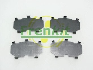 Комплект протискрипних пластин (передніх) Toyota Corolla 12-/Yaris 05-/Prius 11-/Mazda Familia 18- FRENKIT 940148