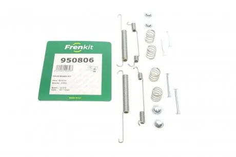 Комплект пружинок колодок ручника Ford Transit 00-14 (Bosch) FRENKIT 950806