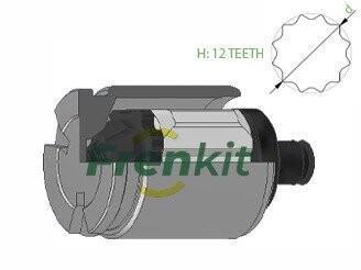 Поршень гальмівного супорту BMW X3 (F25) 10-17,X4 (F26) 14-18,Z4 (E89) 09-16,Z4 (E89) 11-16 FRENKIT K425203