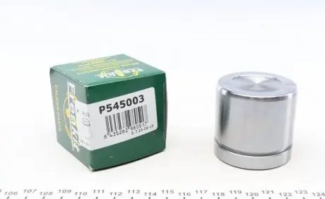 Поршень гальмівного супорту RENAULT Megane III 09-16, Scenic III 09-16, Dokker 12-21; FORD Fiesta 17-; FIAT Grande Punto 05-10, Punto 09-18, 500 07-20; OPEL Corsa E 14-14, Adam 13-19; LANCIA Ypsilon 03-11, Ypsilon 12-; DACIA Duster 10-17, Dokker 12-2 FRENKIT P545003