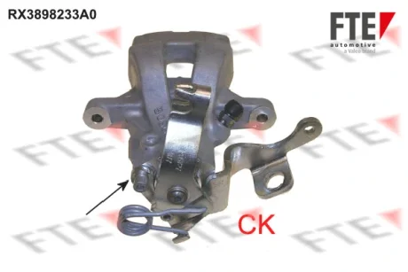 Гальмівний дисковий супорт задн Лів (відновлений) CITROEN C4 GRAND PICASSO I, C4 PICASSO I 1.6-2.0D 10.06-12.13 FTE 9290634