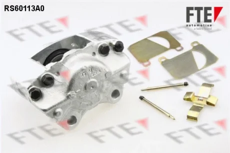 Гальмівний дисковий супорт передн Лів ATE, діаметр поршня 60мм MERCEDES UNIMOG, 1000, 60, 70, 700, 800, 900 OM312.954-OM382.917 01.62- FTE 9780009