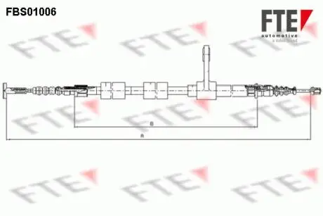 Трос ручного гальма FTE FBS01006