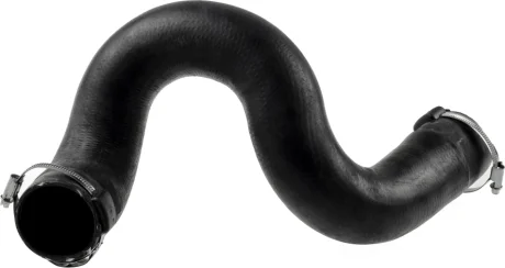 Шланг інтеркулера Прав (Верх, діаметр 54/57мм, довжина 560мм, чорний) CITROEN C5 I, C5 II, C5 III, C5 II/KOMBI, C5 I/KOMBI, PEUGEOT 407, 508 I, 508/KOMBI 2.0D/2.2D 03.01- Gates 090120