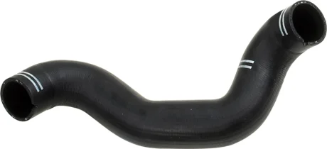 Шланг інтеркулера Лів (Верх/передн, діаметр 42,5/43,5мм, довжина 400мм, чорний) CITROEN NEMO, NEMO/MINIVAN, PEUGEOT BIPPER, BIPPER TEPEE 1.4D 02.08- Gates 090458